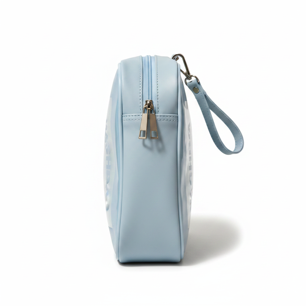 Sky Blue Washbag - Premium Side View White Background